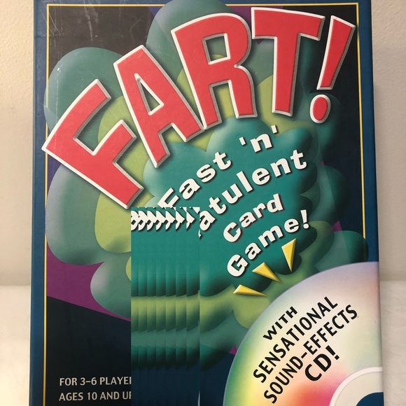 Fart!  Fast ‘n’ Flatulent Card Game with Sound Effects CD 3-6 Players 10 And Up - Picture 5 of 12